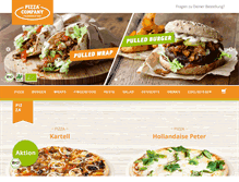 Tablet Screenshot of pizzacompany.de